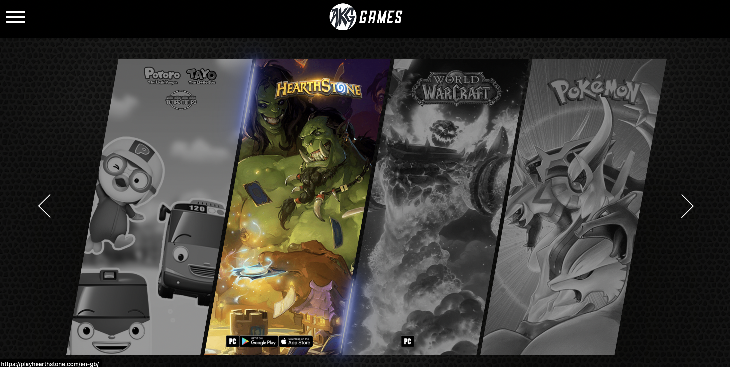 Games Page