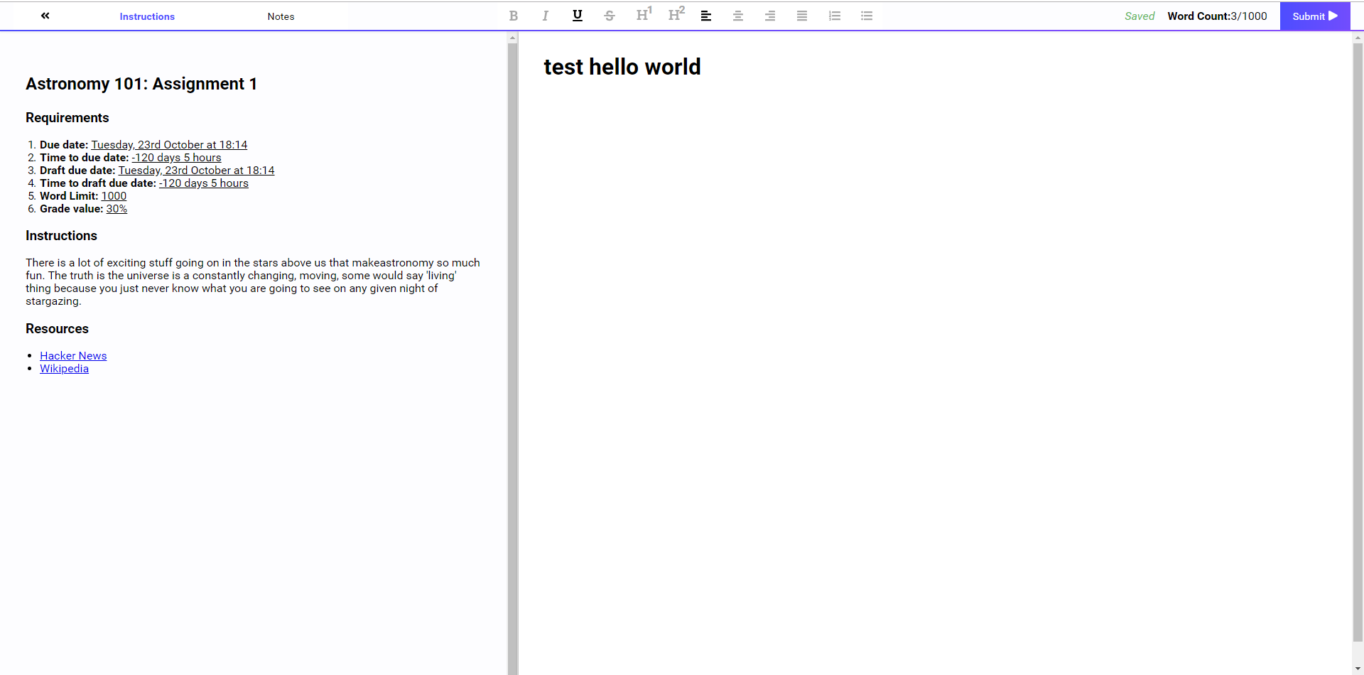 Cadmus Essay Page
