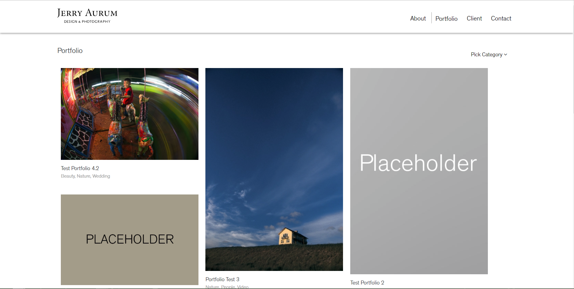 Portfolio Page 1