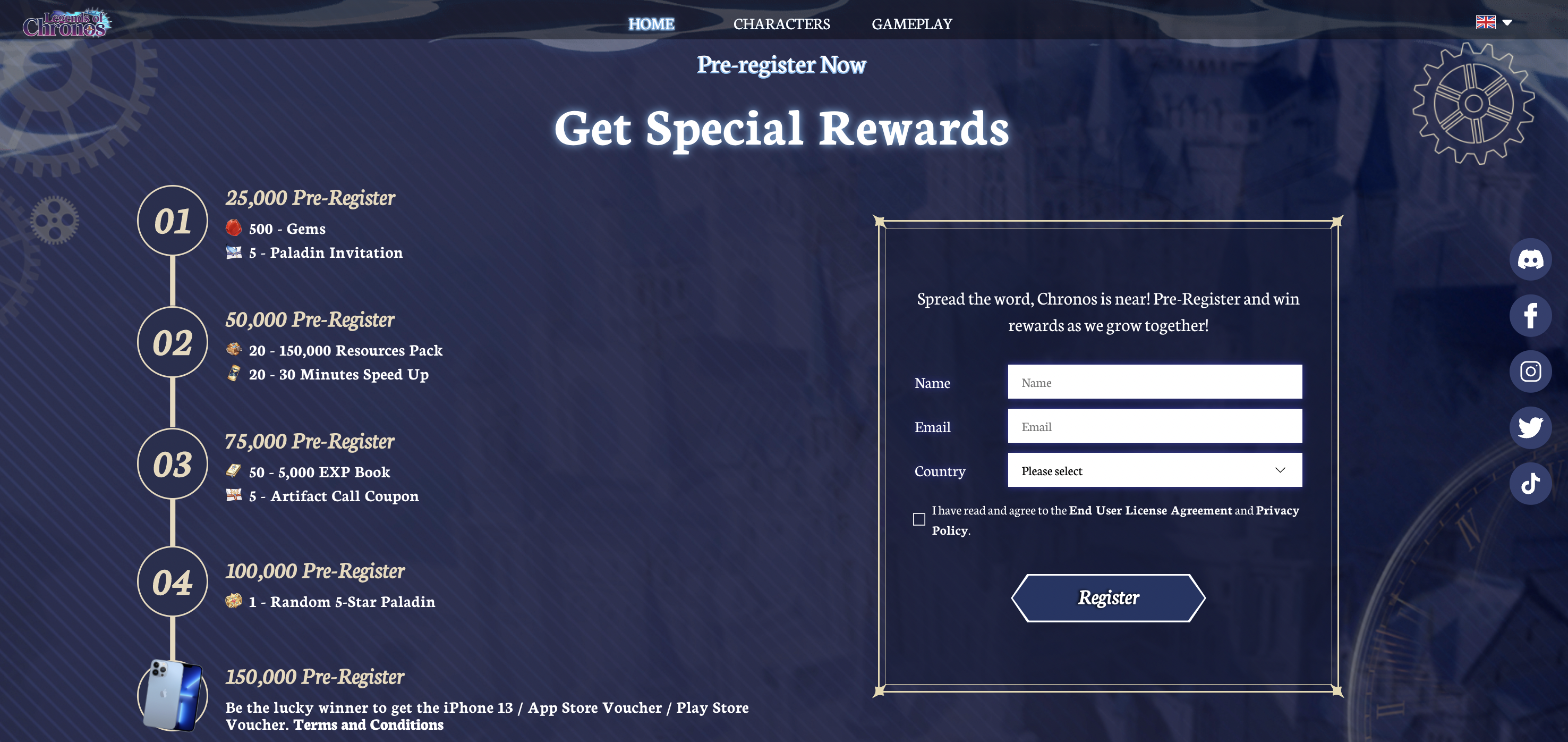 Preregistration Page
